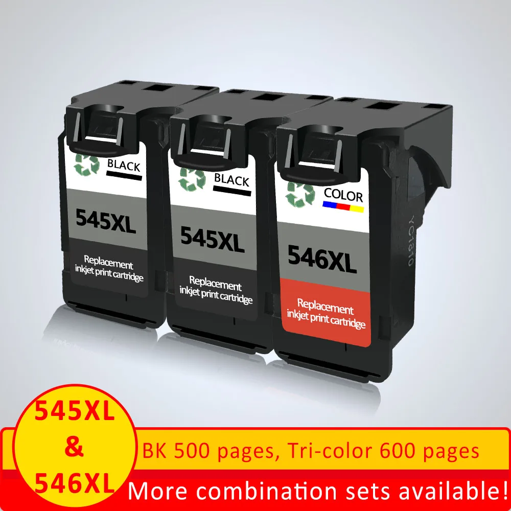 XiangYu PG-545XL PG 545 PG545 CL546 PG545XL PG-545 CL-546 Ink Cartridges For Canon MX495 MG2450 NS28 MG2550 MG2555 MG2400 IP2850
XiangYu PG-545XL PG 545 PG545 CL546 PG545XL PG-545 CL-546 Ink Cartridges For Canon MX495 MG2450 NS28 MG2550 MG2555 MG2400 IP2850