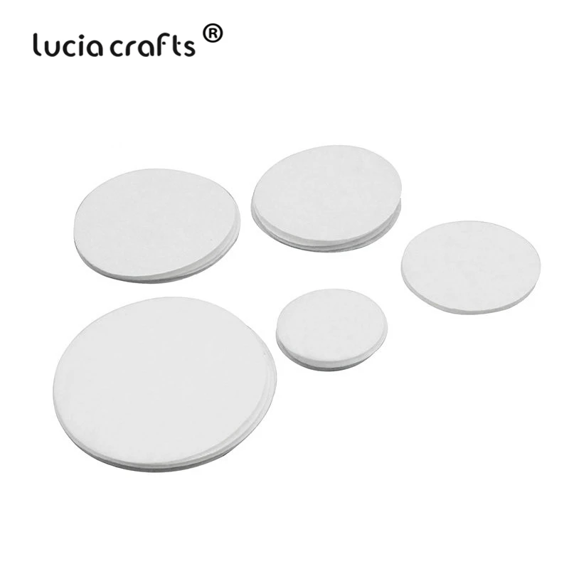 Lucia crafts 50 шт/100 шт 2-6 см белые нетканые войлочные прокладки ткань ремесло DIY домашний патч, аксессуары B1203
Lucia crafts 50 шт/100 шт 2-6 см белые нетканые войлочные прокладки ткань ремесло DIY домашний патч, аксессуары B1203