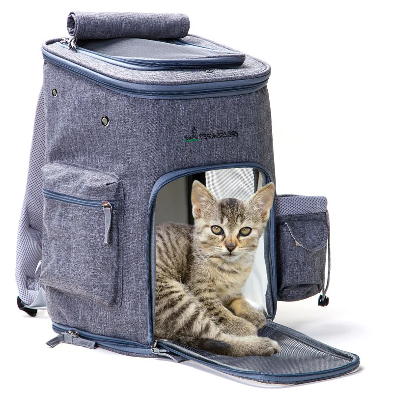Portable foldable breathable pet backpack Oxford linen medium-sized cat small dog outdoor kit bag dog backpack cat dog carrier
Portable foldable breathable pet backpack Oxford linen medium-sized cat small dog outdoor kit bag dog backpack cat dog carrier