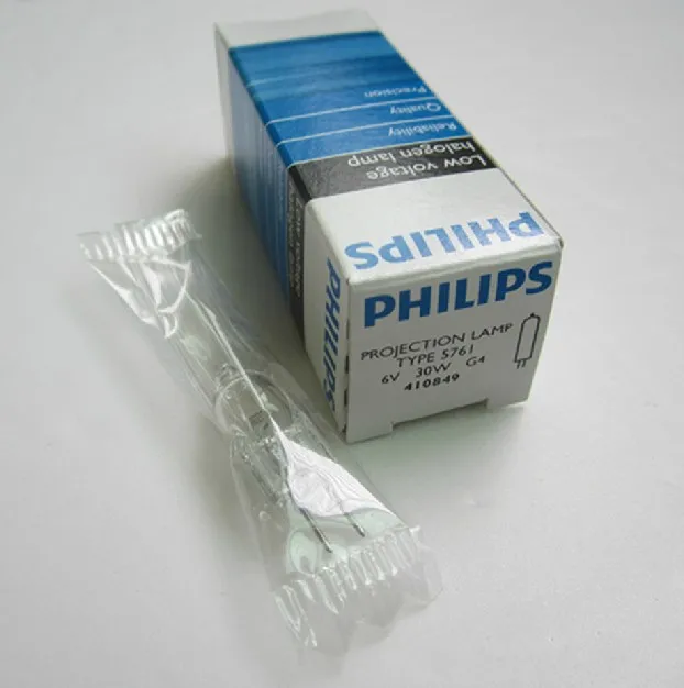 Для Ph 5761 6V 30W G4 Капсульная галогенная лампа 410849 6V30W проекционная фотолампа Olympus CX31