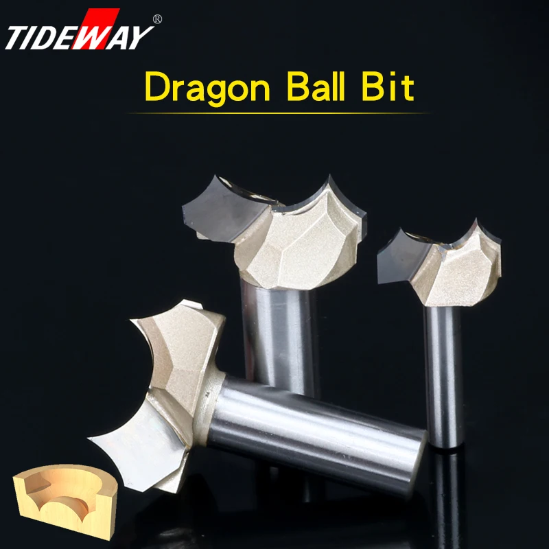 TIDEWAY 1/2 "1/4" 8 мм хвостовик дракона шаровые биты с закругленными точками по