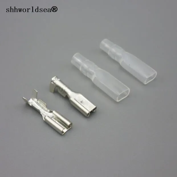 Shhworldsea100Sets, бесплатная доставка, 2,8 мм, автомобильный обжимной провод, медный терминал, автомобильный гнездовой разъем + чехол
Shhworldsea100Sets, бесплатная доставка, 2,8 мм, автомобильный обжимной провод, медный терминал, автомобильный гнездовой разъем + чехол