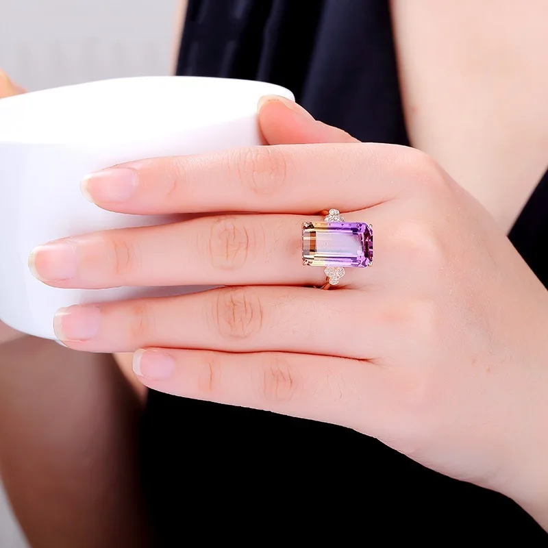 Everoyal Trendy Female Rose Gold Rings Jewelry For Girls Wedding Fashion Crystal Purple Rectangle Rings For Women Accessories
Everoyal Trendy Female Rose Gold Rings Jewelry For Girls Wedding Fashion Crystal Purple Rectangle Rings For Women Accessories