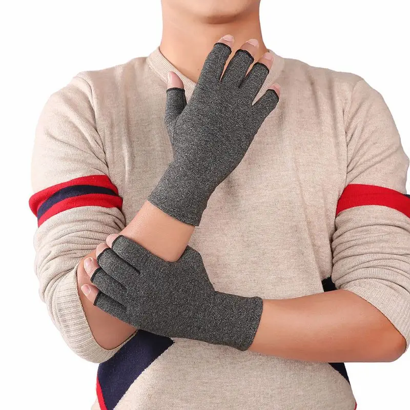Women Men Arthritis Compression Gloves Fingerless Joint Pain Relief Rheumatoid Osteoarthritis Hand Wrist Support Therapy Mittens
Women Men Arthritis Compression Gloves Fingerless Joint Pain Relief Rheumatoid Osteoarthritis Hand Wrist Support Therapy Mittens