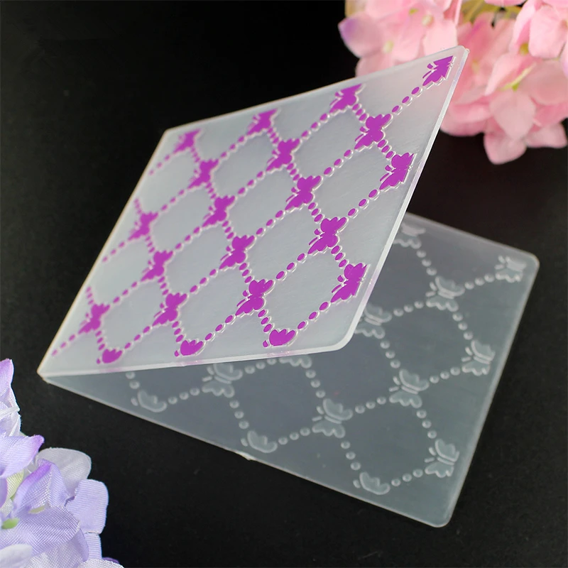 YLEF002 Butterfly Plastic Embossing Folder For Scrapbook Stencils DIY Album Cards Making Decoration Craft Template Mold 7.5*10cm
YLEF002 Butterfly Plastic Embossing Folder For Scrapbook Stencils DIY Album Cards Making Decoration Craft Template Mold 7.5*10cm