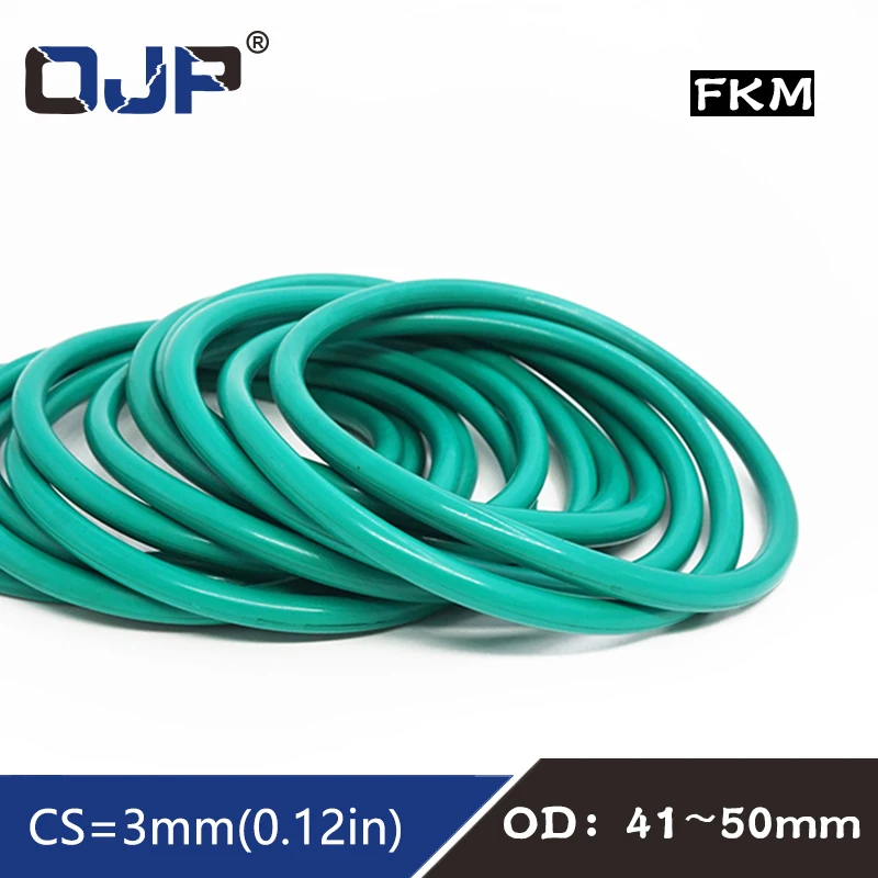 5PC/lot Fluorine rubber Ring Green FKM O ring Seal OD41/42/43/44/45/46/47/48/50*3mm Rubber O-Ring Seal Oil Fuel Gaskets Washer
5PC/lot Fluorine rubber Ring Green FKM O ring Seal OD41/42/43/44/45/46/47/48/50*3mm Rubber O-Ring Seal Oil Fuel Gaskets Washer