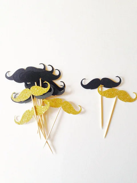 black & gold glitter mustache cupcake toppers, wedding party engagement food picks birthday cake decorations
black & gold glitter mustache cupcake toppers, wedding party engagement food picks birthday cake decorations