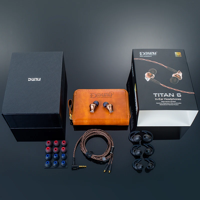 Original Genuine DUNU TITAN 6 Beryllium Diaphragm Dynamic HiFi Stereo Earphone Hi-Res Audio Earbuds DJ Metal Headset in-ear T6
Original Genuine DUNU TITAN 6 Beryllium Diaphragm Dynamic HiFi Stereo Earphone Hi-Res Audio Earbuds DJ Metal Headset in-ear T6