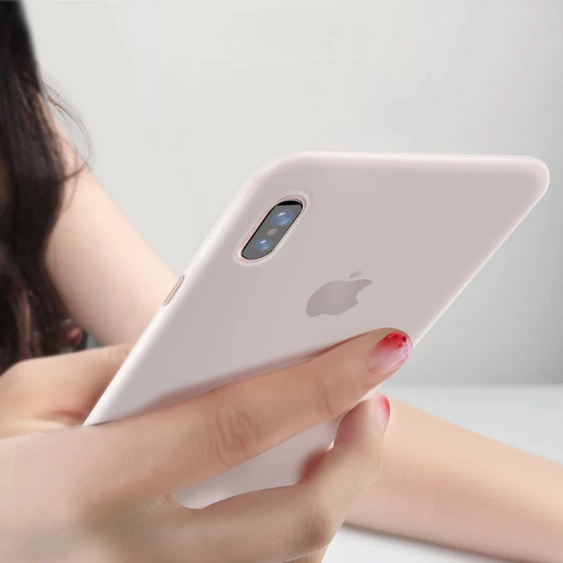 Матовый чехол для телефона iPhone X 8 8P 7 7P 6s 6sP матовый полупрозрачный задней панели XR