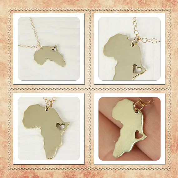 30PCS- Outline Africa Map Necklace With Heart Country of South African Map Necklace Ethiopia Ciondolo Africa Necklaces
30PCS- Outline Africa Map Necklace With Heart Country of South African Map Necklace Ethiopia Ciondolo Africa Necklaces