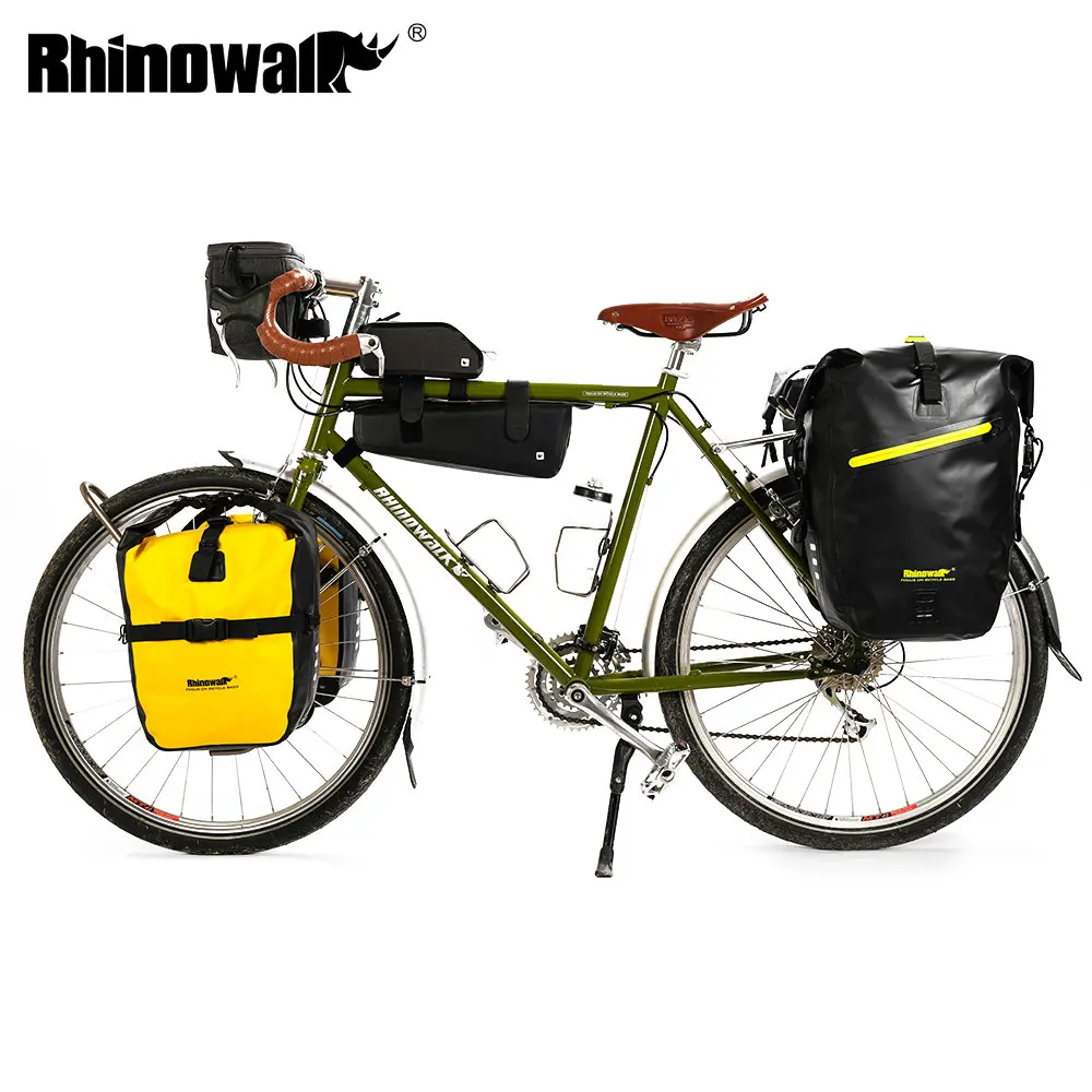Rhinowalk Long Trip Bicycle Bag Large Capacity Waterproof Bicycle Luggage Travel Bags Handlebar Bag Front Frame Bag Bike Pannier
Rhinowalk Long Trip Bicycle Bag Large Capacity Waterproof Bicycle Luggage Travel Bags Handlebar Bag Front Frame Bag Bike Pannier