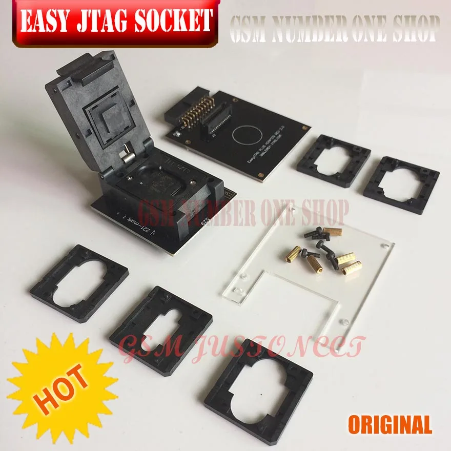 Легкий разъем JTAG EMMC (BGA153/169 BGA162/186 BGA221 BGA529)|socket|socket 16 |