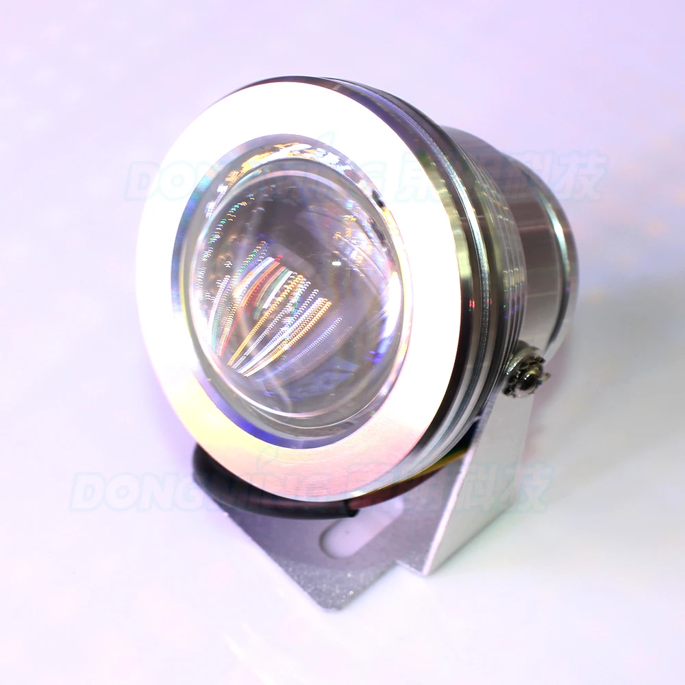 10W waterproof IP68 Led underwater light RGB White 110V 220V 1000LM + remote controller pond spotlight swimming pool lamp | Лампы и