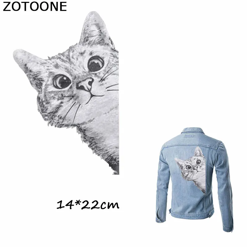 ZOTOONE Cartton Gray Cat Patches Iron on Transfers Sticker for Clothes Diy T-shirt Dresses Girl Patches for Clothing Applique E
ZOTOONE Cartton Gray Cat Patches Iron on Transfers Sticker for Clothes Diy T-shirt Dresses Girl Patches for Clothing Applique E