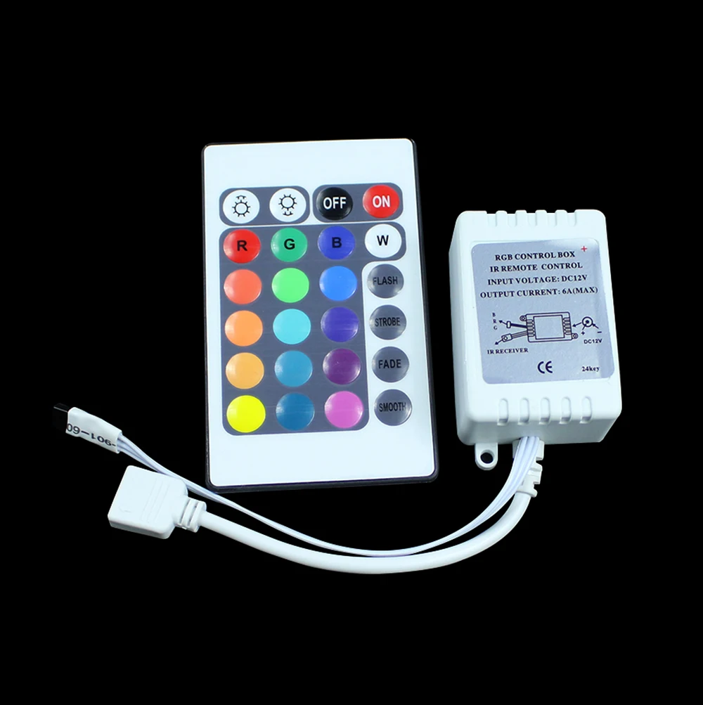 LEEDSUN 12V 24 Key Wireless led IR Remote Controller For 3528 5050 RGB LED Strip Light free shipping
LEEDSUN 12V 24 Key Wireless led IR Remote Controller For 3528 5050 RGB LED Strip Light free shipping