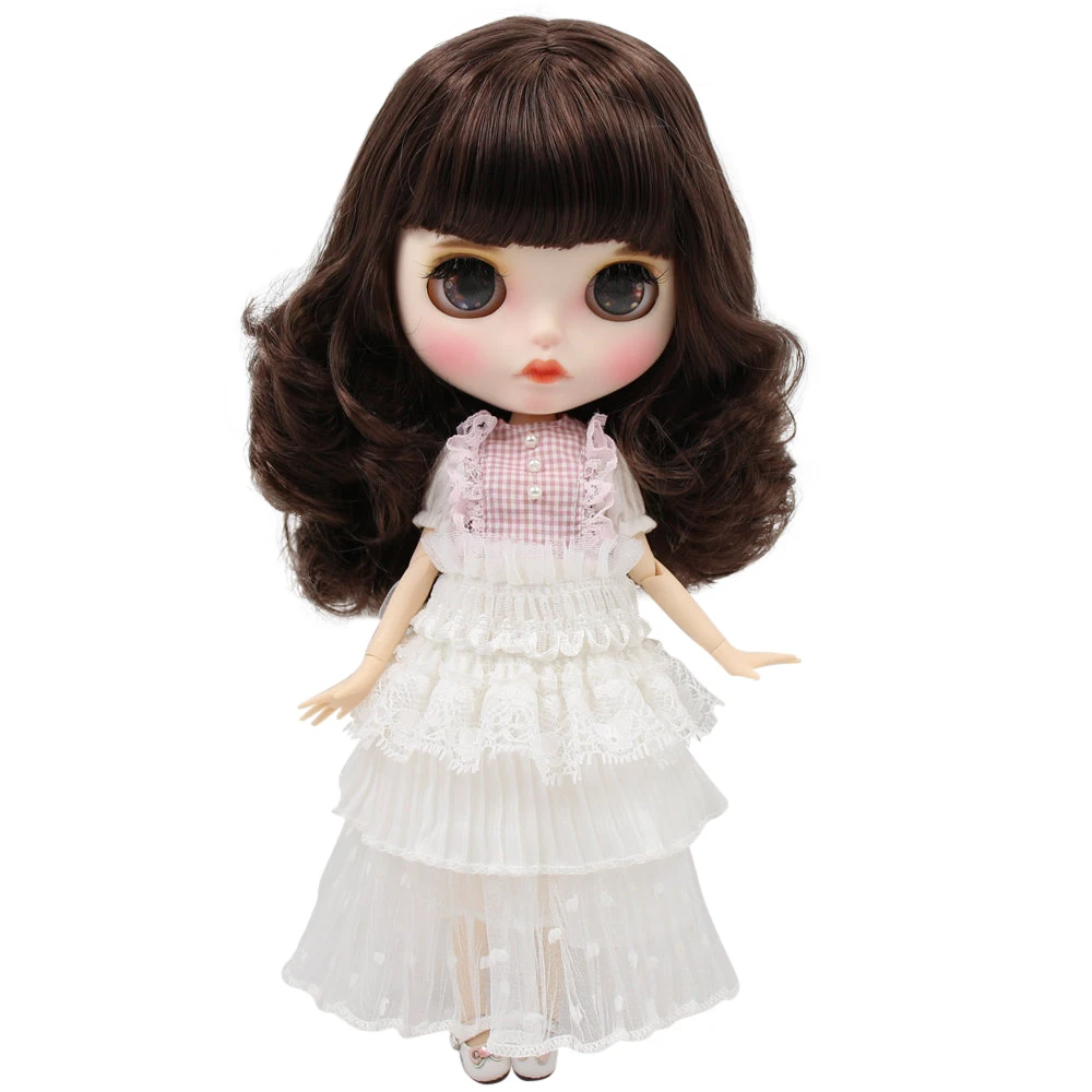 ICY DBS Blyth Doll No.BL9768 Brown hair color Carved lips Mate face custom Joint body 1/6 bjd ob24 anime girl
ICY DBS Blyth Doll No.BL9768 Brown hair color Carved lips Mate face custom Joint body 1/6 bjd ob24 anime girl