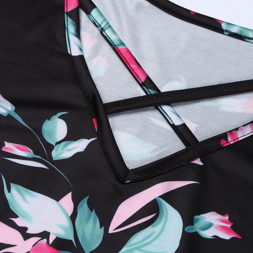 Women Blouses 2019 Summer Womens Clothing Sundress Casual Short Sleeved Solid Criss Cross Floral Front V-Neck Shirt Tops #15
Women Blouses 2019 Summer Womens Clothing Sundress Casual Short Sleeved Solid Criss Cross Floral Front V-Neck Shirt Tops #15