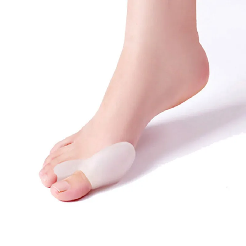 Фото Силиконовый гелевый разделитель для ног выпрямитель большого пальца ноги при