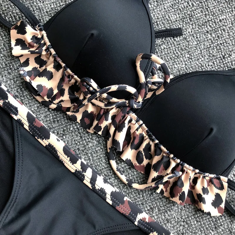 Hirigin Ruffles Patchwork Bikini Set 2019 New Sexy Bandage Swimwear Women Push Up Padded Swimsuit Women Bathing Suit Beachwear
Hirigin Ruffles Patchwork Bikini Set 2019 New Sexy Bandage Swimwear Women Push Up Padded Swimsuit Women Bathing Suit Beachwear