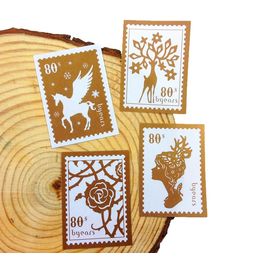 750Pcs/lot New Vintage Stamp design gilding style Adhesive sticker Nice sticky label for baking Gifts packaging DIY Work tools
750Pcs/lot New Vintage Stamp design gilding style Adhesive sticker Nice sticky label for baking Gifts packaging DIY Work tools