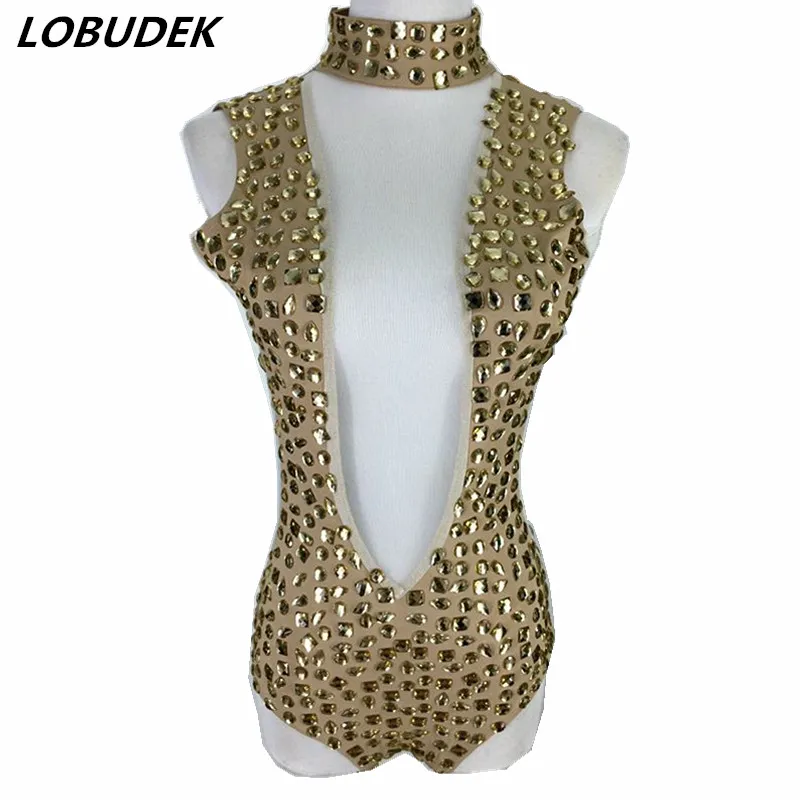 Shining Rhinestones Perspective Bodysuit Bling Crystal Backless Bodysuits Sexy See-through Women DJ Singer Bar DS Stage Costume
Shining Rhinestones Perspective Bodysuit Bling Crystal Backless Bodysuits Sexy See-through Women DJ Singer Bar DS Stage Costume
