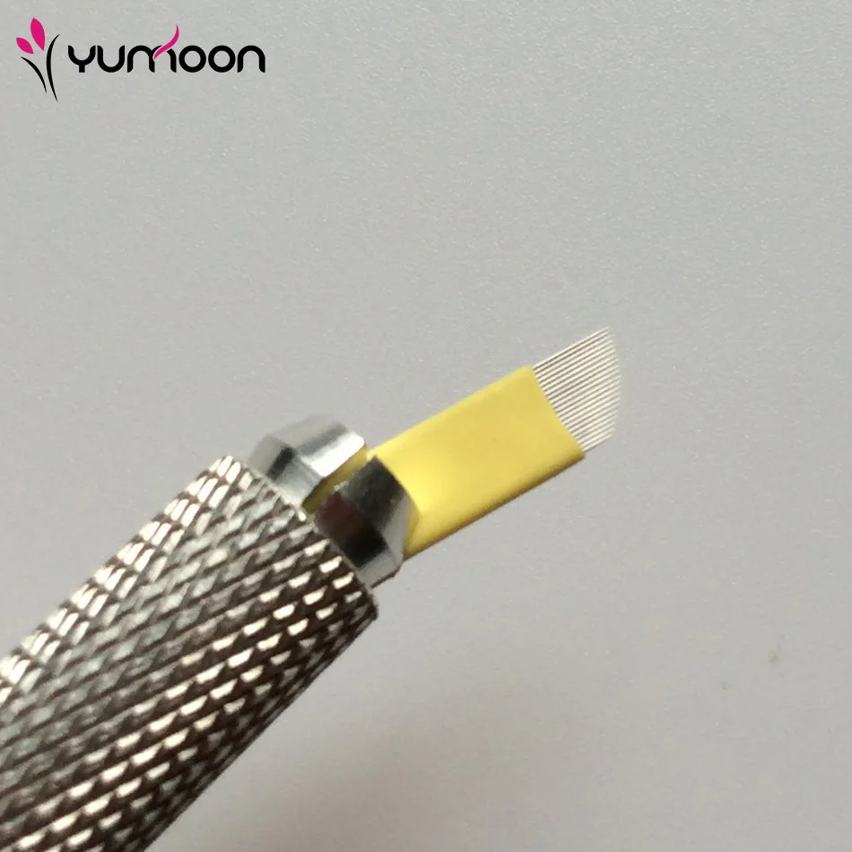 Free Shipping 50Pcs/Lot Yellow 21Pins Blades Eyebrow Tattoo Needles For Permanent Makeup Manual Tattoo Pen
Free Shipping 50Pcs/Lot Yellow 21Pins Blades Eyebrow Tattoo Needles For Permanent Makeup Manual Tattoo Pen