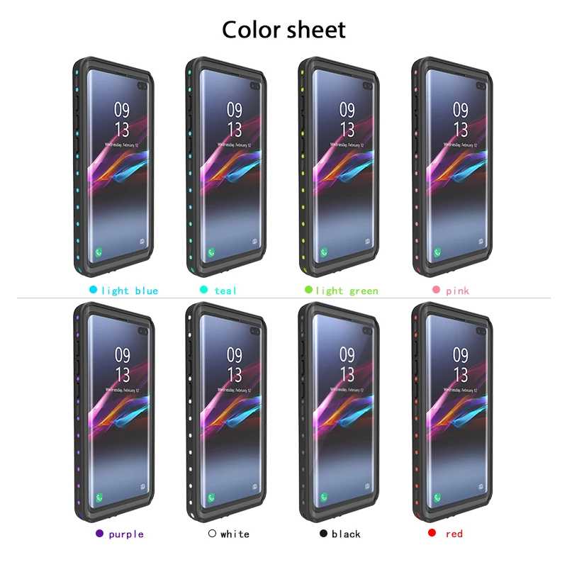 For Samsung Galaxy S10 / S10 PLUS Redpepper IP68 waterproof Case Surfing Dirt proof ShockProof 6.6 feet Underwater 3M hard Cove
For Samsung Galaxy S10 / S10 PLUS Redpepper IP68 waterproof Case Surfing Dirt proof ShockProof 6.6 feet Underwater 3M hard Cove