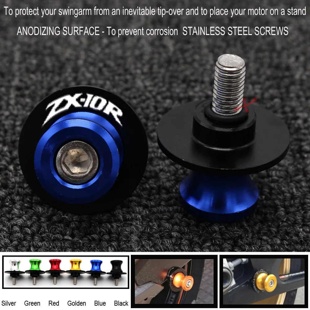 For KAWASAKI ZX10R ZX-10R ZX 10R 2011-2017 2016 2015 Motorcycle Accessories Swingarm Spools Slider Stand Screws 0.315in/M8 CNC
For KAWASAKI ZX10R ZX-10R ZX 10R 2011-2017 2016 2015 Motorcycle Accessories Swingarm Spools Slider Stand Screws 0.315in/M8 CNC