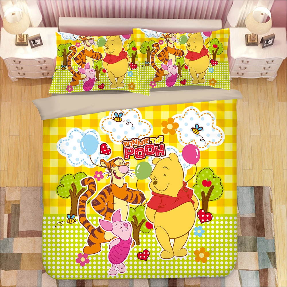 Piglet Tigger Winnie the Pooh bedding sets single size duvet covers for kids bedroom decora boys double bed set full queen king
Piglet Tigger Winnie the Pooh bedding sets single size duvet covers for kids bedroom decora boys double bed set full queen king