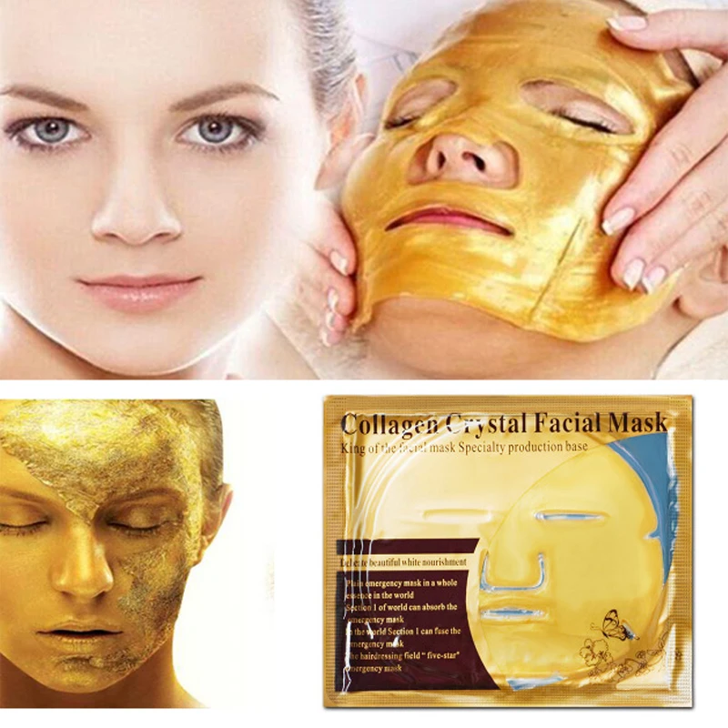Gold Bio-Collagen Face Mask Crystal Facial Mask Anti-aging Moisturizing Firming Oil-Control Skin Care Sheet Mask 5Pcs/Lot
Gold Bio-Collagen Face Mask Crystal Facial Mask Anti-aging Moisturizing Firming Oil-Control Skin Care Sheet Mask 5Pcs/Lot