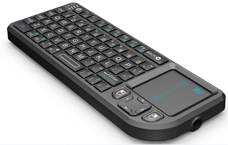 Rii mini K02+ Беспроводная Bluetooth клавиатура с тачпадом LED-подсветкой для Teclado/Android/Smart TV |