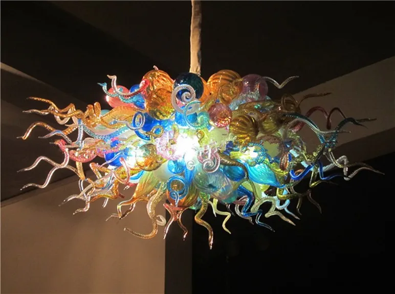 LED Chandelier Lamps Colorful Murano Glass Chandelier High Hanging LED Light Blown Glass Bubble Chandelier
LED Chandelier Lamps Colorful Murano Glass Chandelier High Hanging LED Light Blown Glass Bubble Chandelier