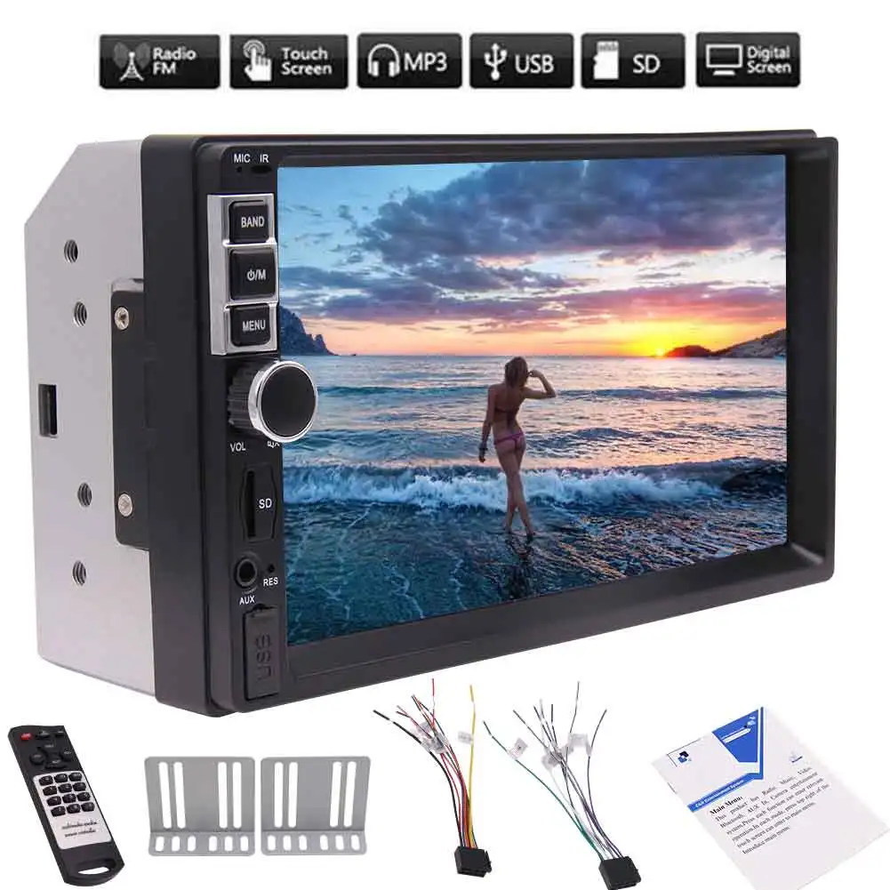 7" Capacitive TouchScreen Double 2 Din Car Stereo Radio Autoradio Car Radio MP5 Player Bluetooth Steering Wheel Control Cam-in
7" Capacitive TouchScreen Double 2 Din Car Stereo Radio Autoradio Car Radio MP5 Player Bluetooth Steering Wheel Control Cam-in