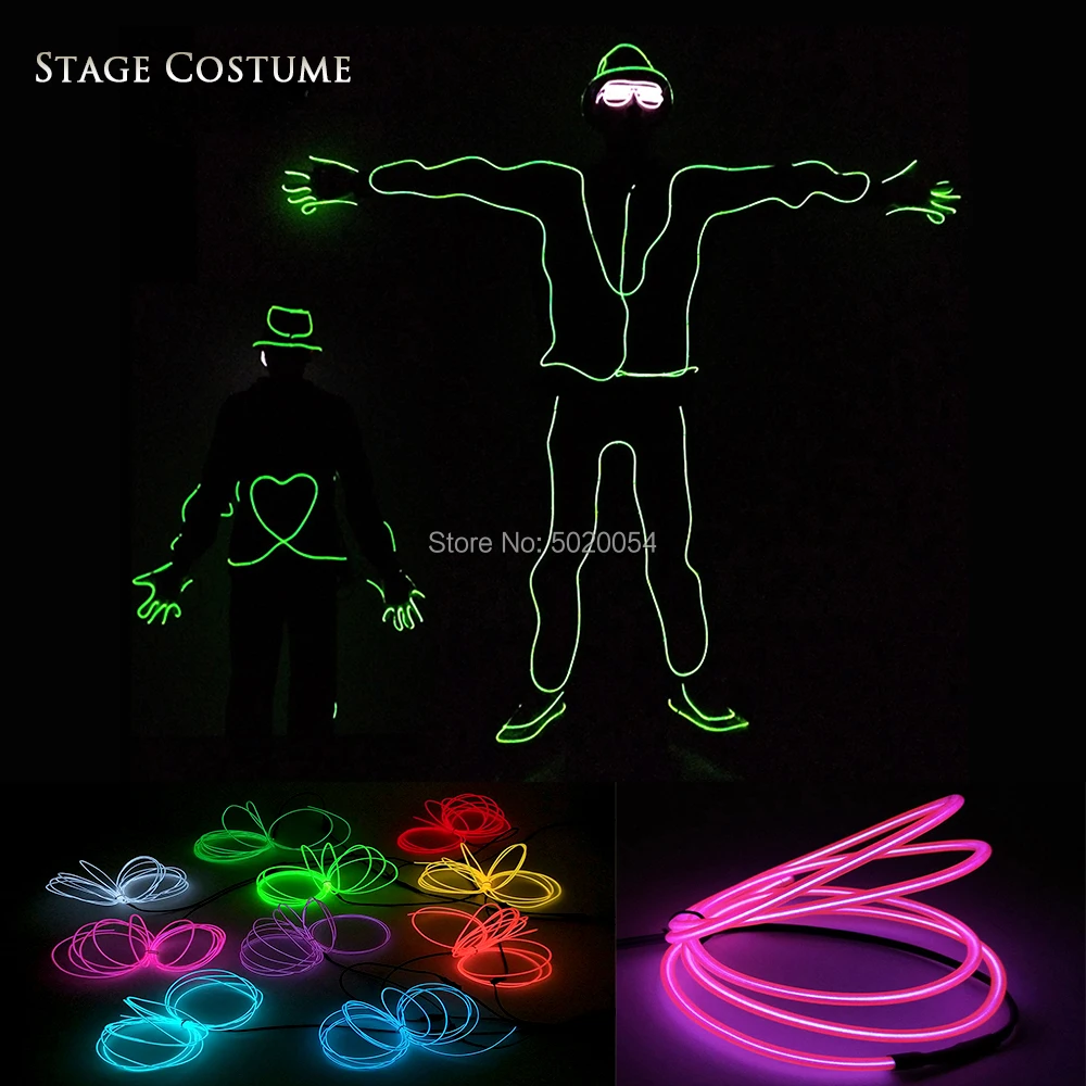 10 Colors Options Luminous led Suit Birthday Wedding Party Carnival Christmas Rave EL Wire Clothing Men Light Up Glowing Costume
10 Colors Options Luminous led Suit Birthday Wedding Party Carnival Christmas Rave EL Wire Clothing Men Light Up Glowing Costume