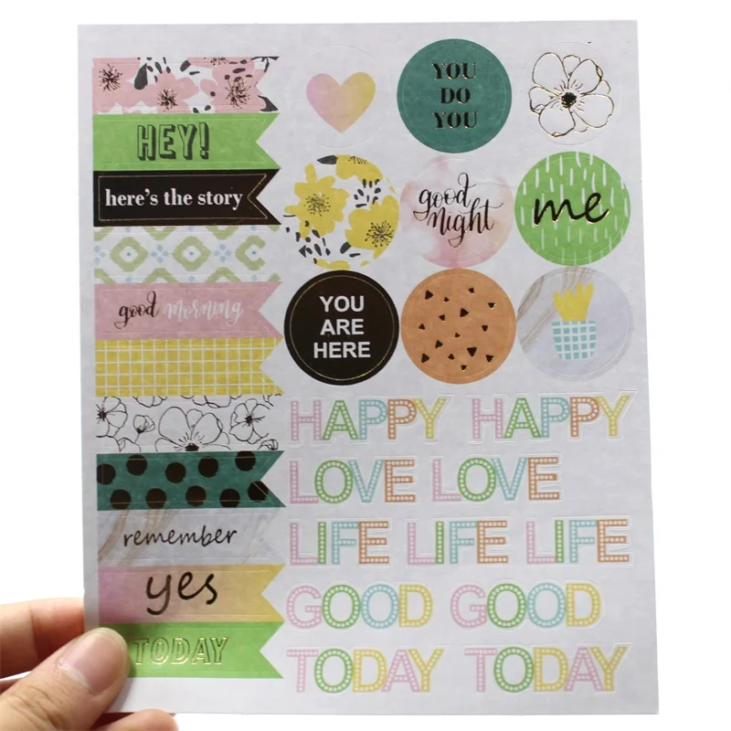 ZFPARTY Be Present Self- adhesive Paper Stickers for Scrapbooking DIY Projects/Photo Album/Card Making Crafts
ZFPARTY Be Present Self- adhesive Paper Stickers for Scrapbooking DIY Projects/Photo Album/Card Making Crafts