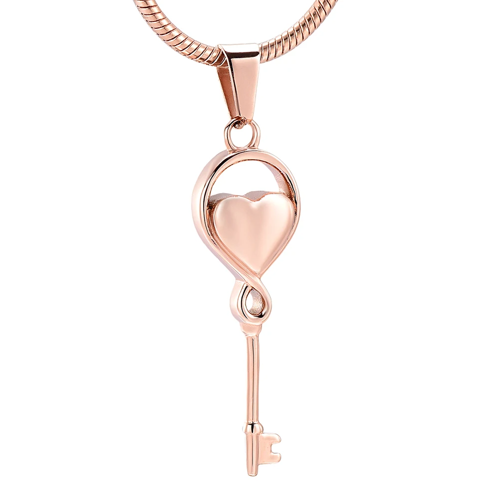 IJD11526 Stainless Steel Key with My Heart Cremation Keepsake Necklace for Ashes Urn Pendant Memorial Jewelry
IJD11526 Stainless Steel Key with My Heart Cremation Keepsake Necklace for Ashes Urn Pendant Memorial Jewelry