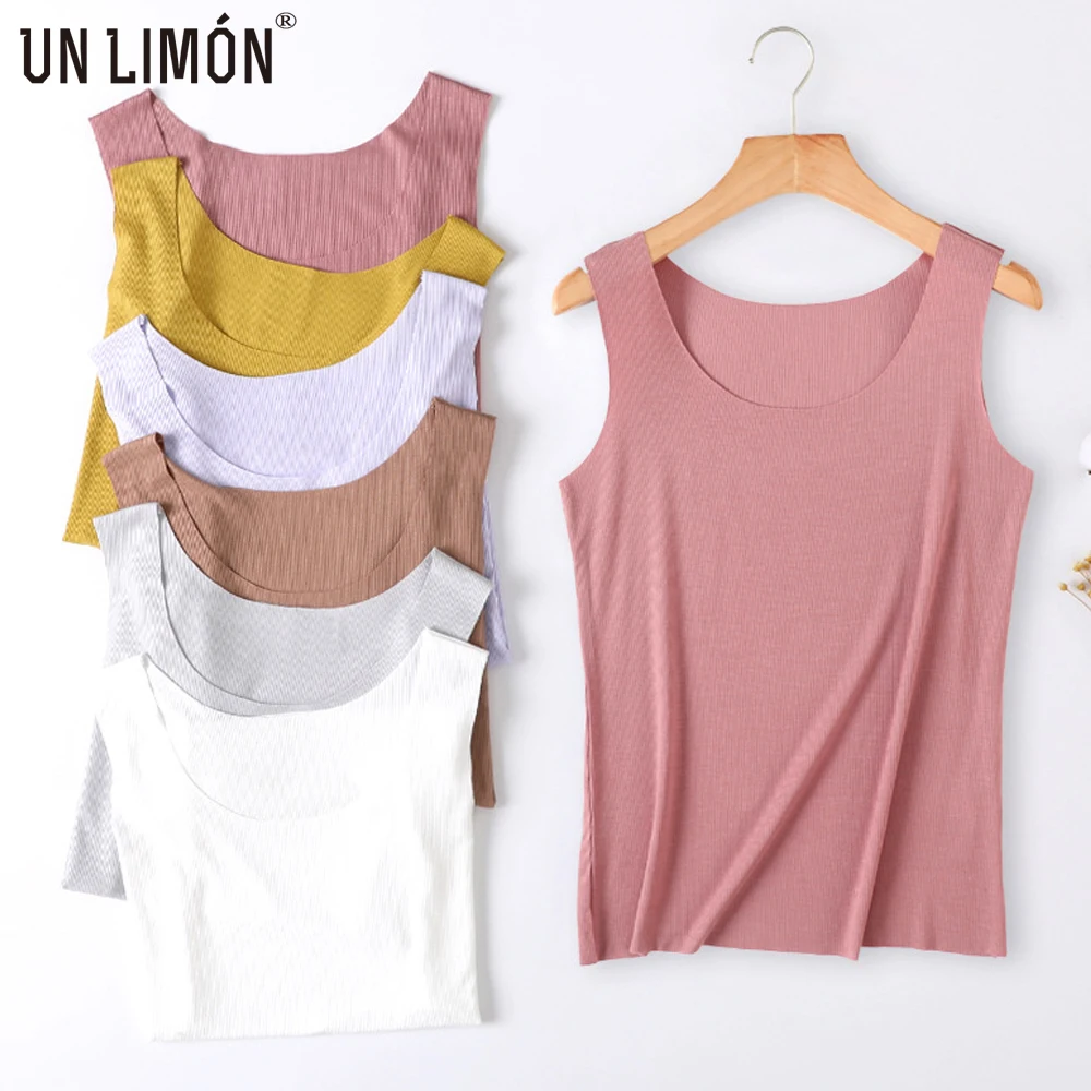 UNLIMON Women's Tank Top Modal Sleeveless Traceless Vest Breathable Supple
UNLIMON Women's Tank Top Modal Sleeveless Traceless Vest Breathable Supple