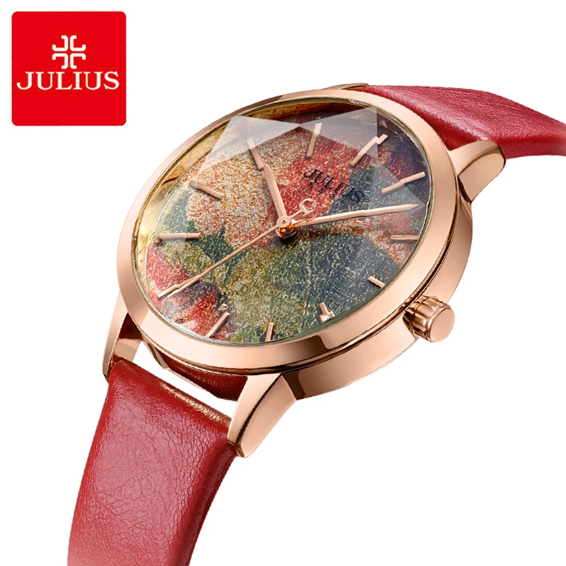 Julius Multicolor Starry Sky Big Dial Waterproof Quartz Watches Woman Casual Leather Student Wristwatches Montre Femme Gifts
Julius Multicolor Starry Sky Big Dial Waterproof Quartz Watches Woman Casual Leather Student Wristwatches Montre Femme Gifts