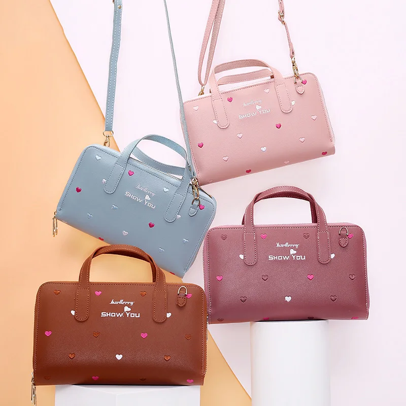 Women Messenger Bags Heart Shaped Embroidery Design Handbag Ladies Shoulder Bag Female Purse Womans Bags Brand Designers 2019
Women Messenger Bags Heart Shaped Embroidery Design Handbag Ladies Shoulder Bag Female Purse Womans Bags Brand Designers 2019