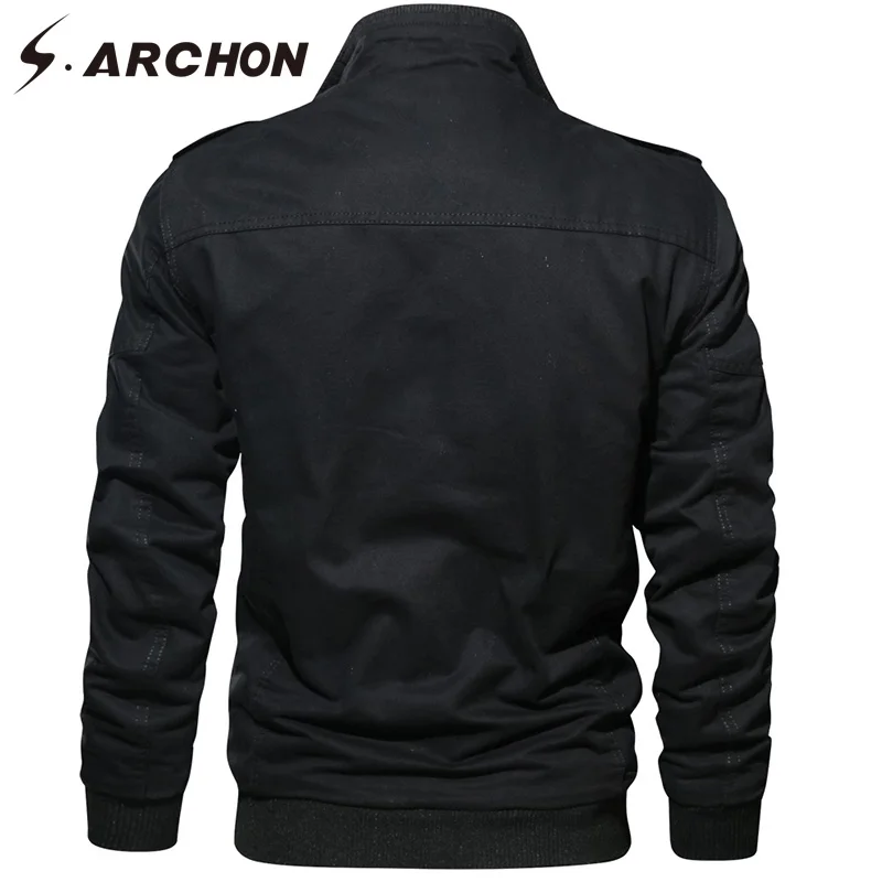 S.ARCHON Winter Military Jacket Men Thermal Thick Fleece Lining Tactical Jacket Coat Army Pilot Casual Air Force Cargo Jackets
S.ARCHON Winter Military Jacket Men Thermal Thick Fleece Lining Tactical Jacket Coat Army Pilot Casual Air Force Cargo Jackets
