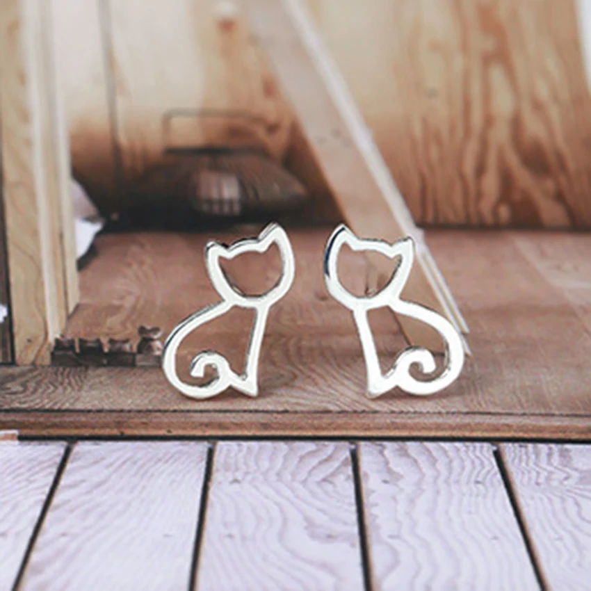 Daisies New Fashion Pure 925 Sterling Silver Stud Earring Vintage Summer Style Cat Hollow Out Design Earrings Female
Daisies New Fashion Pure 925 Sterling Silver Stud Earring Vintage Summer Style Cat Hollow Out Design Earrings Female