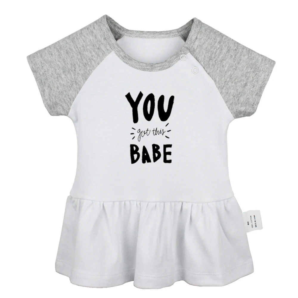 You get this BABE/забавные радужные платья для новорожденных девочек и мальчиков с