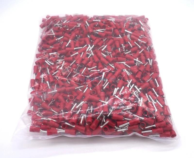 1000PCS/Pack PTV1.25-10 Pin Pre-insulating wire Terminal(Type TZ-JTK) 22-16AWG Wire ferrule terminal Connector
1000PCS/Pack PTV1.25-10 Pin Pre-insulating wire Terminal(Type TZ-JTK) 22-16AWG Wire ferrule terminal Connector