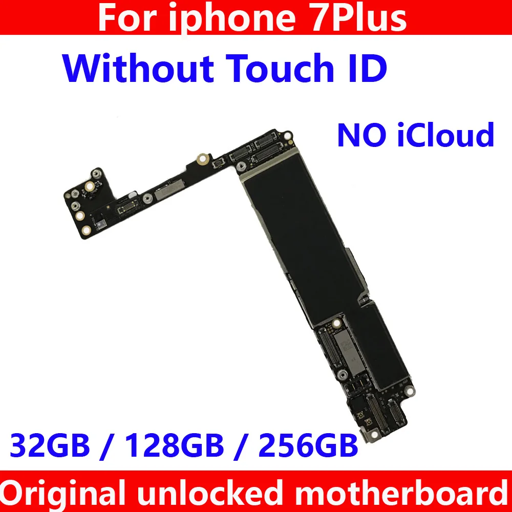 Motherboard for iphone 7plus/7P without Touch ID Original unlocked mainboard with chips 32GB 128GB 256GB Free iCloud IOS system
Motherboard for iphone 7plus/7P without Touch ID Original unlocked mainboard with chips 32GB 128GB 256GB Free iCloud IOS system