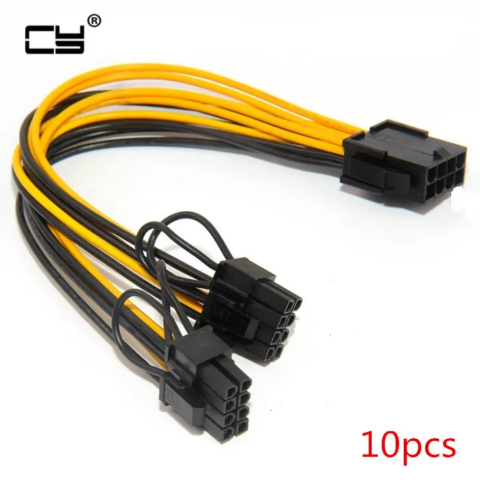 10 шт. 8Pin к графической видеокарте GPU, двойной PCI-E PCIe 8Pin(6Pin + 2Pin) Источник питания 18AWG провод сплиттер кабель Шнур для майнинга
10 шт. 8Pin к графической видеокарте GPU, двойной PCI-E PCIe 8Pin(6Pin + 2Pin) Источник питания 18AWG провод сплиттер кабель Шнур для майнинга