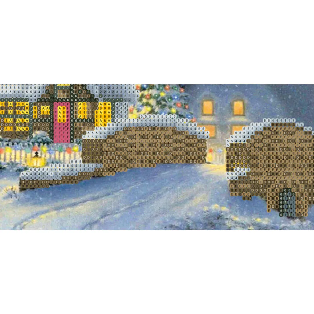 Cross stitch christmas snow scene diamond painting Printed Canvas Cross Stitch Set for Embroidery Kit DIY Needlework
Cross stitch christmas snow scene diamond painting Printed Canvas Cross Stitch Set for Embroidery Kit DIY Needlework