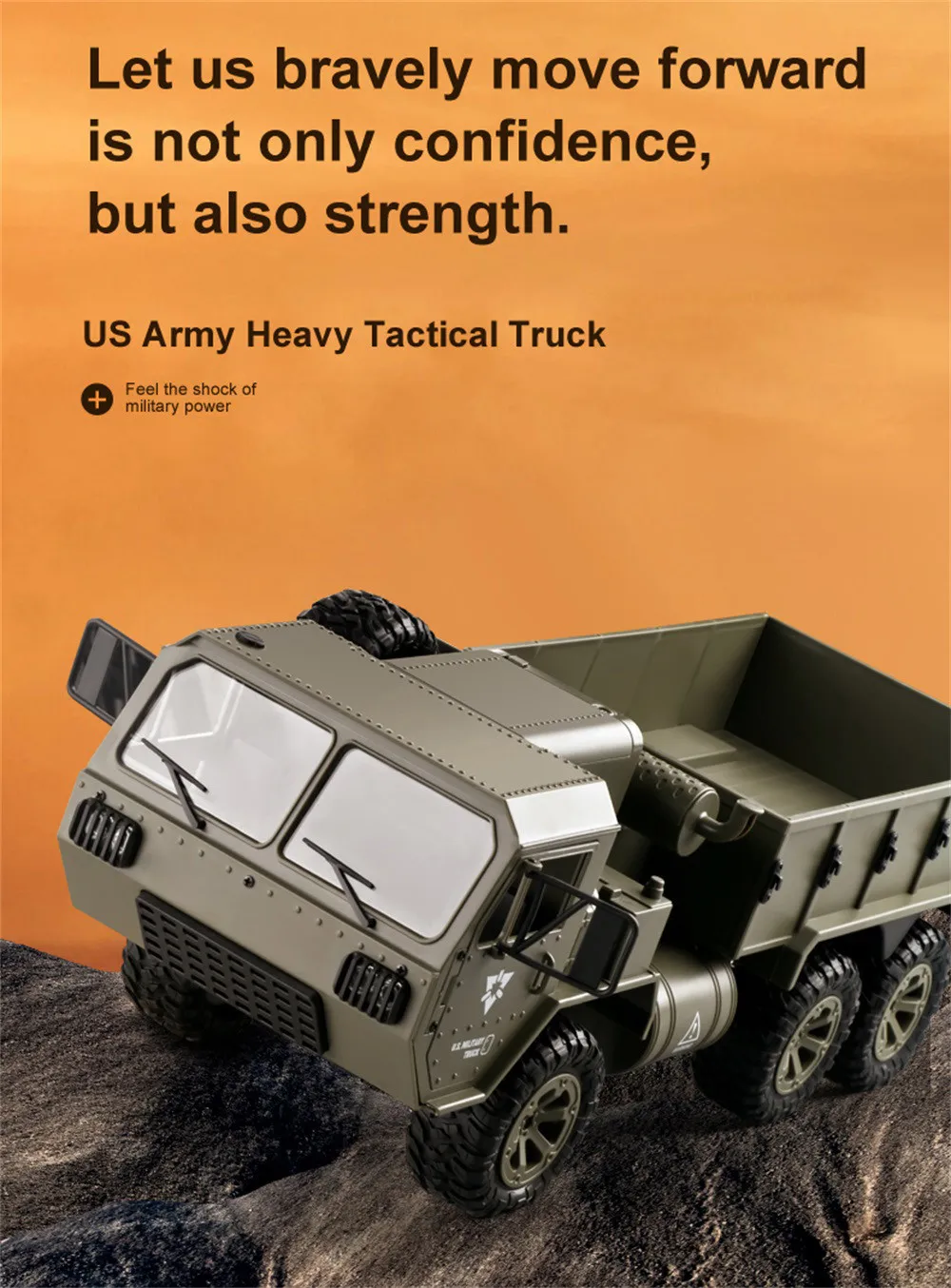 Military Truck 4WD 2.4G APP WIFI Control Truck LED Lights Racing Drift Off-road Vehicle 720P HD Camera FPV Rock Crawler 6.19
Military Truck 4WD 2.4G APP WIFI Control Truck LED Lights Racing Drift Off-road Vehicle 720P HD Camera FPV Rock Crawler 6.19