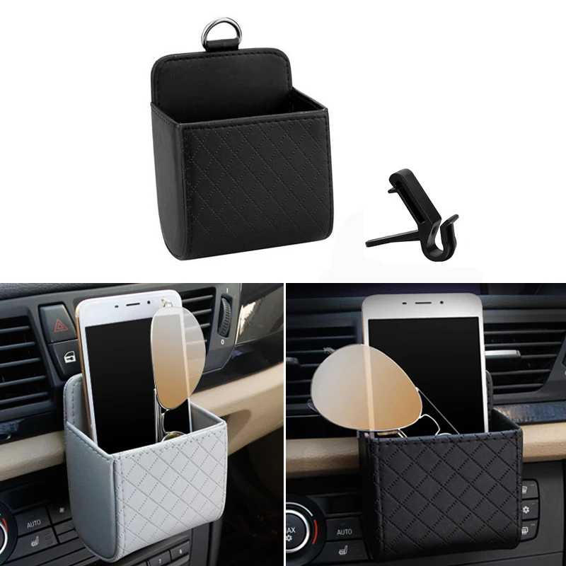 Car Organizer Box Bag Air Outlet Dashboard Hanging Leather Universal Car Mobile Phone Holder In Automobile Interior Accessories
Car Organizer Box Bag Air Outlet Dashboard Hanging Leather Universal Car Mobile Phone Holder In Automobile Interior Accessories