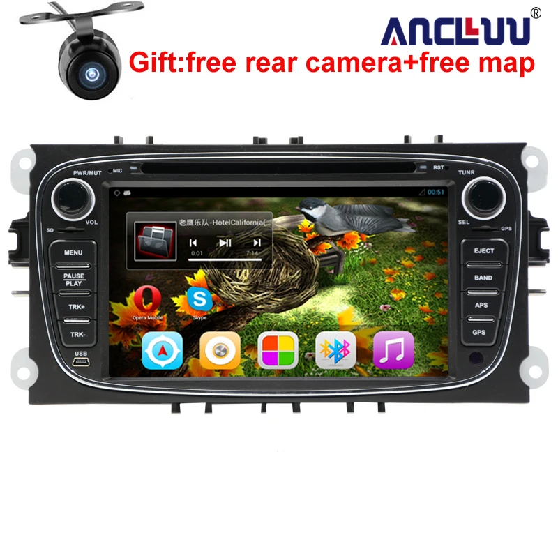 Android 6 0 4 ядра 2 Din 7 "DVD плеер автомобиля для FORD/FOCUS 2/MONDEO/S MAX/подключения 2008 2009 2011 2010