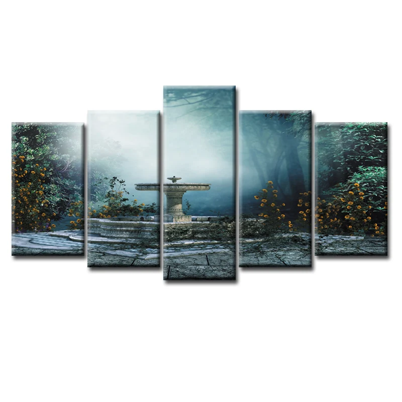 5 Pieces Print Wall Art Garden view series Canvas Painting for Living Room Wall Decor Framed /Abstract-5 (2)
5 Pieces Print Wall Art Garden view series Canvas Painting for Living Room Wall Decor Framed /Abstract-5 (2)